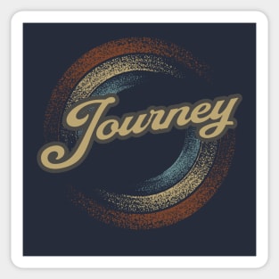 Journey Circular Fade Sticker